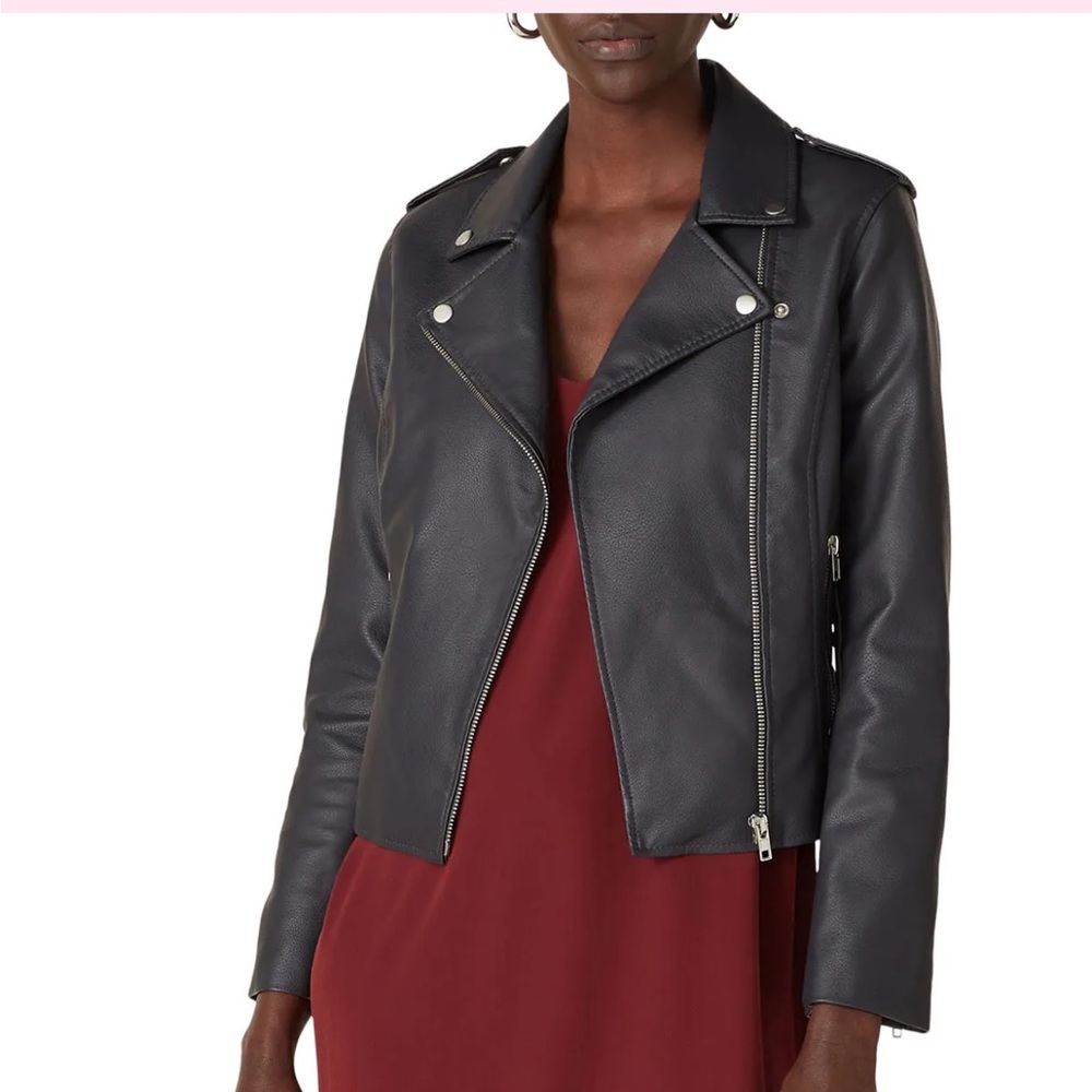 BB Dakota  Black Faux Leather Jacket
